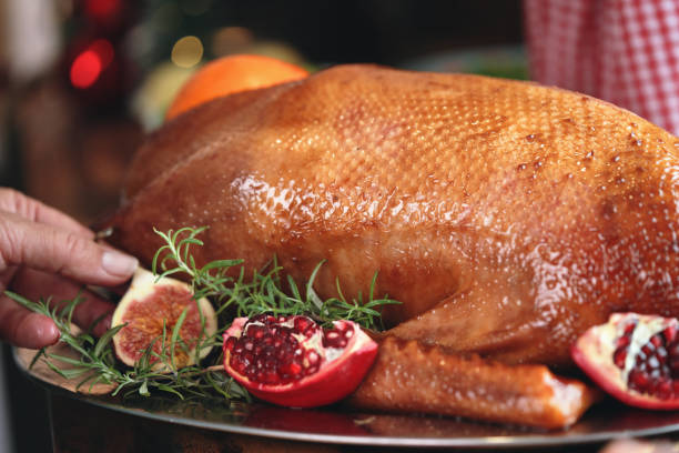 istock Traditional Christmas Duck Holiday Dinner 1339121891