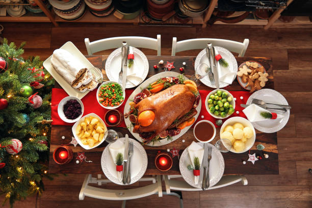 istock Traditional Christmas Duck Holiday Dinner 1339121947