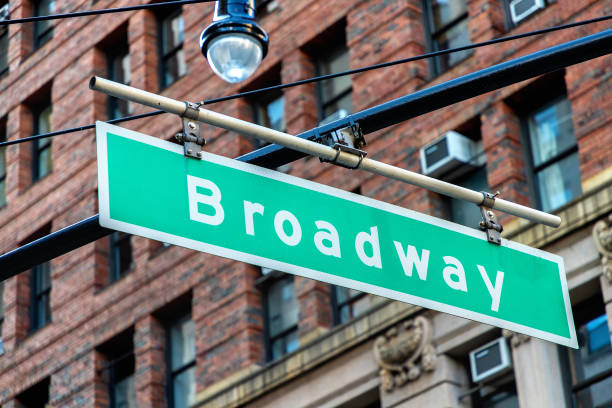 istock Broadway street sign in New York 1339123130