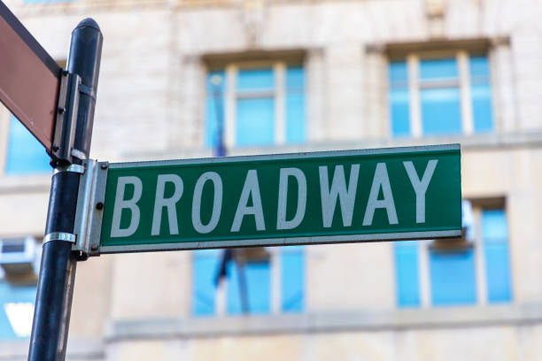 istock Broadway street sign in New York 1339123149