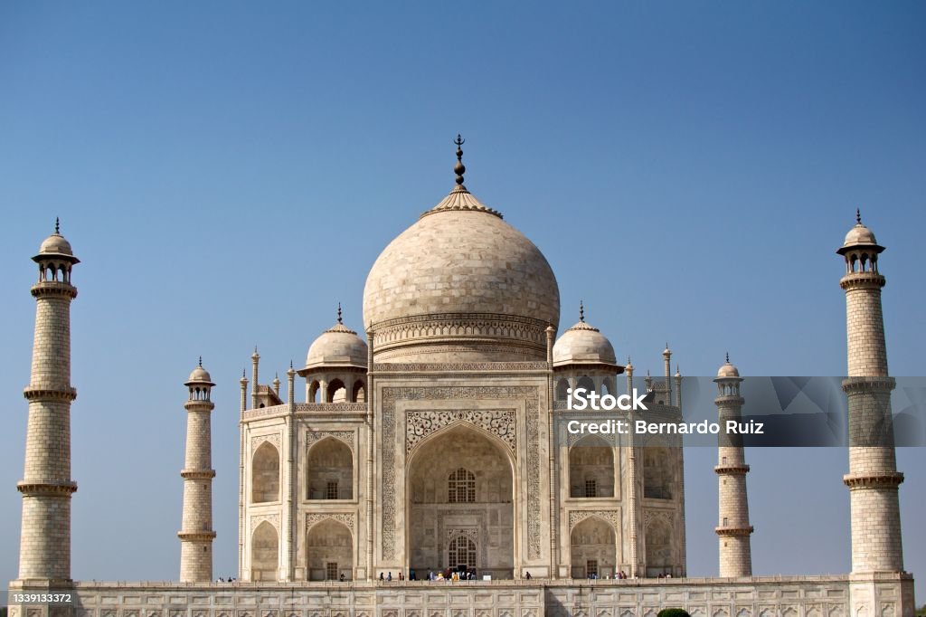 Taj Mahal in Agra, Rajastán India Agra Stock Photo