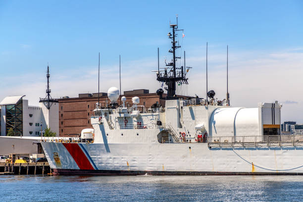 istock US Coast Guard ship in Boston 1339135744