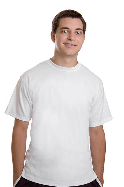 Teen in Blank TShirt
