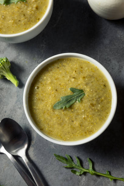 istock Healthy Cold Broccoli Arugula Soup 1339144030