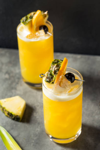 istock Refreshing Boozy Yellow Bird Cocktail 1339144535