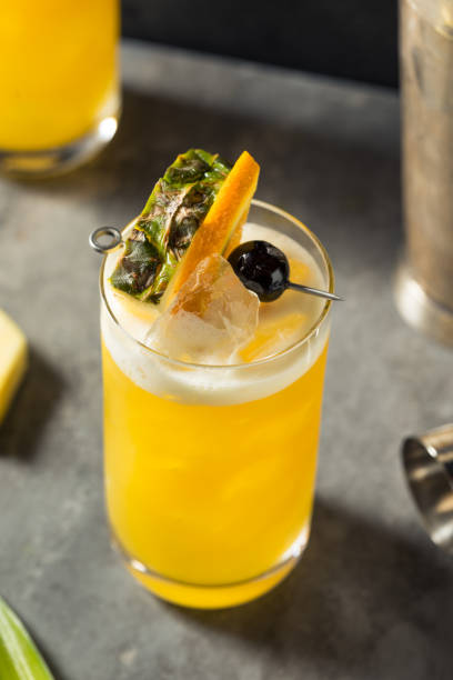 istock Refreshing Boozy Yellow Bird Cocktail 1339144549