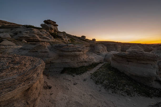 istock Sunrise at Writing on Stone in the Milk River Valley 1339147515