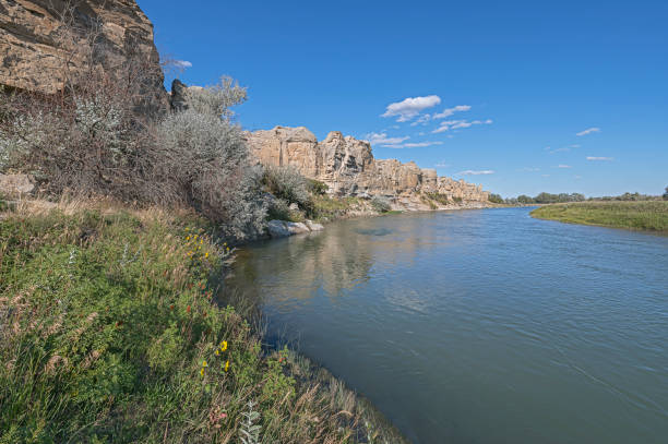 istock Rock Face beside the Milk River 1339147541