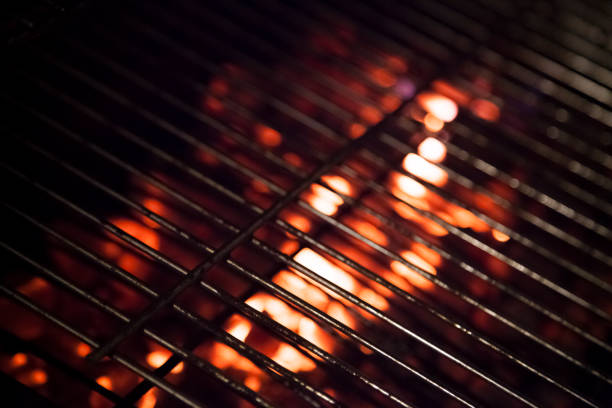 istock close up of grill coal burning bokeh 1339160844