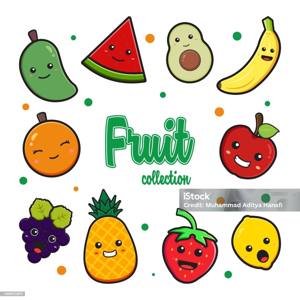 Bộ Sưu Tập Trái Cây Dễ Thương Doodle Clip Nghệ Thuật Clip Nghệ ...