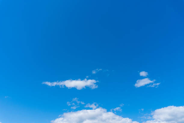 istock Beautiful blue sky with clouds in clear sunny weather 1339188869