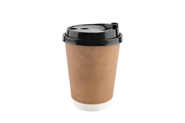 istock paper cup with black lid for coffee.  isolated 1339193573