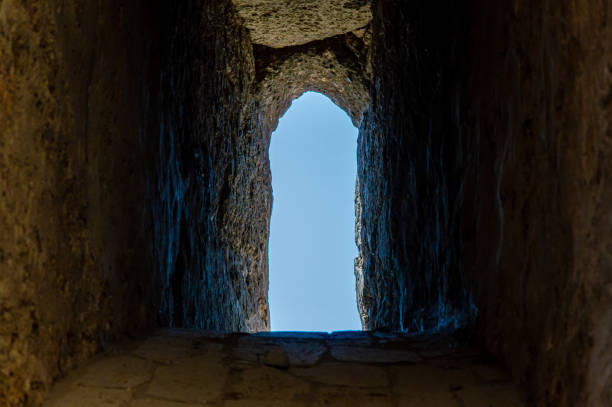 Visiting Bilhorod-Dnistrovskyi city, Ukraine on August 19, 2020. Fortress is the monument of the 13th-14th centuries