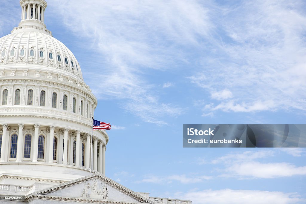 US Capitol Dome - Foto de stock de Capitólio - Capitol Hill royalty-free