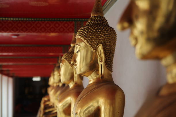 istock Buddha temple statue golden infinity Wat Traimit Withayaram Worawihan 1339204630