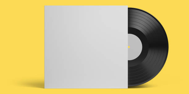 istock Vinyl record in cardboard cover mockup isolated 1339207056