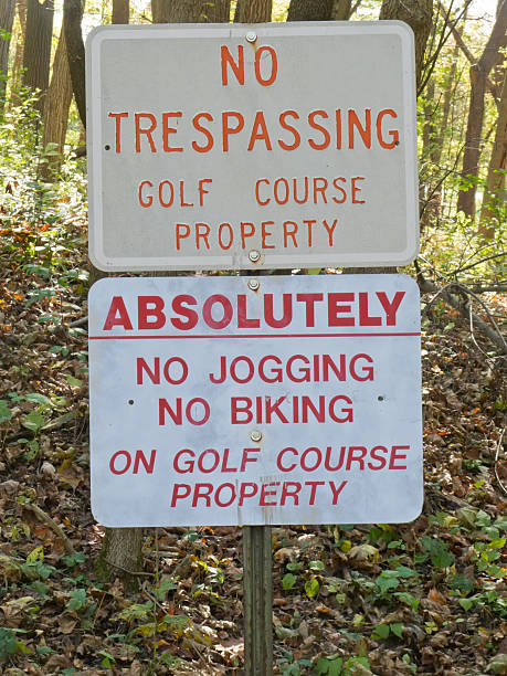 istock Stay out if you aren't golfing 133920740
