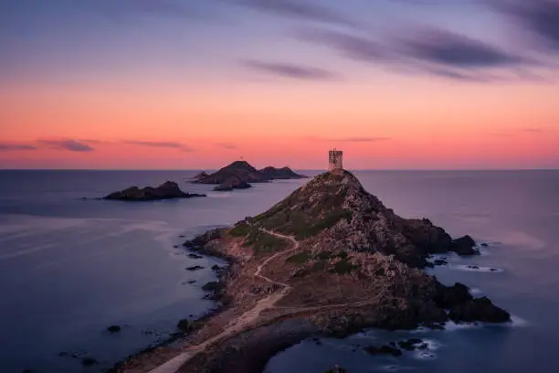 Photo of Sunrise over The Sanguinaires Islands in Corsica