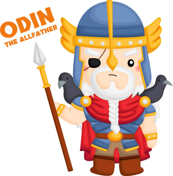 odyn - odin stock illustrations