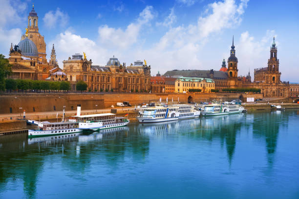 istock Dresden skyline and Elbe river in Saxony Germany 1339214157