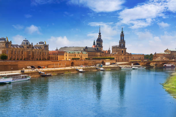 istock Dresden skyline and Elbe river in Saxony Germany 1339214723