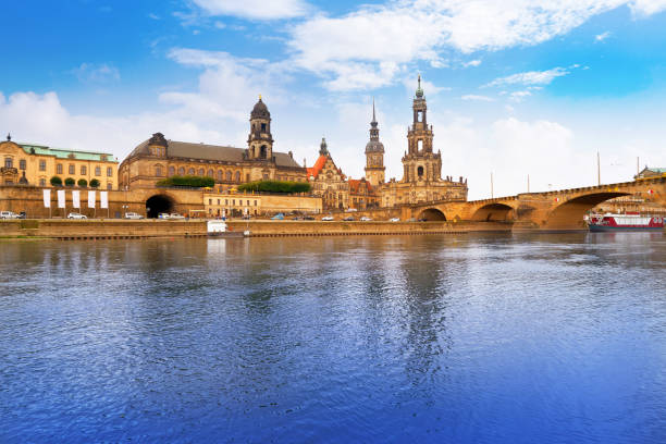 istock Dresden skyline and Elbe river in Saxony Germany 1339217753