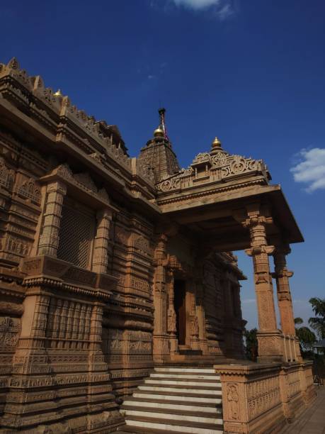 istock Temple and beautiful blue sky view 1339217951