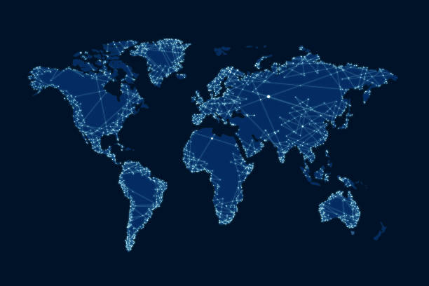 istock Illustration of world map. Travel agency concept 1339220165