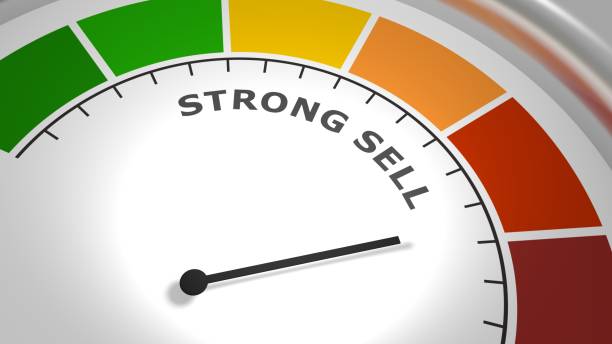 istock Stock rating and recommendation abstract measuring device panel 1339221788