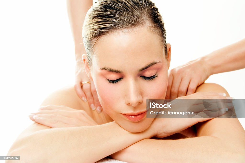 Massage-Therapie - Lizenzfrei Alternative Behandlungsmethode Stock-Foto