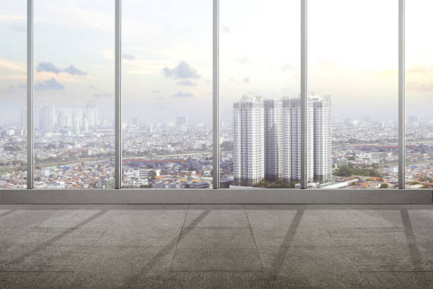 istock Office building with window glass 1339225554