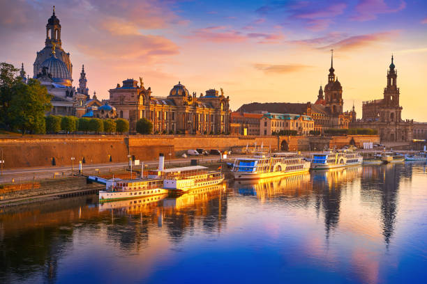 istock Dresden skyline and Elbe river in Saxony Germany 1339228133