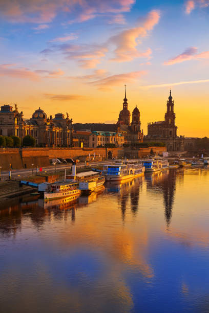 istock Dresden skyline and Elbe river in Saxony Germany 1339228192