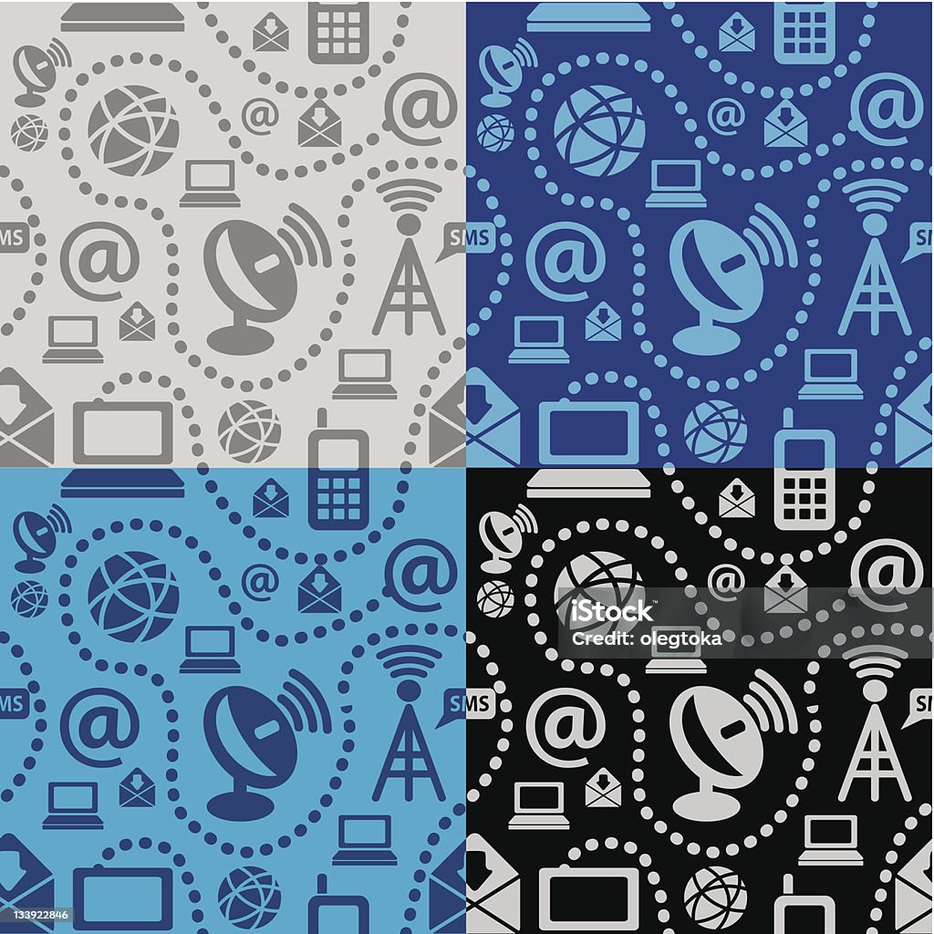 Question Digital Web Pattern Web Technology Seamless Pattern Stock Illustration - Download Image Now ...