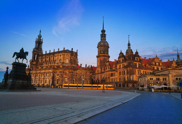 istock Dresden sunset at Theaterplatz in Saxony Germany 1339228513