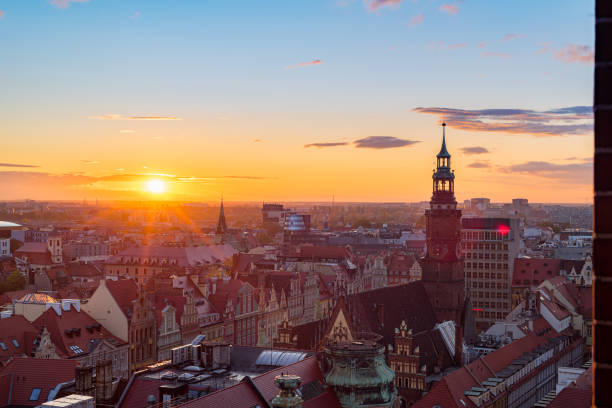 istock Sunset in old Town Square Wroclaw 1339231802