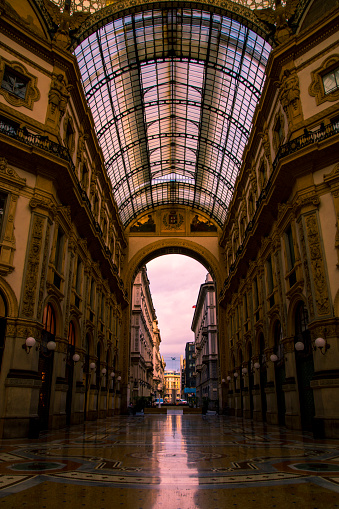 Milan Galleria Vittorio Emanuele Italy