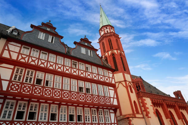 istock Frankfurt Romerberg square Old city Germany 1339235690