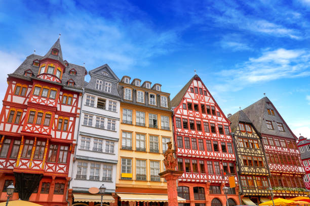 istock Frankfurt Romerberg square Old city Germany 1339235745