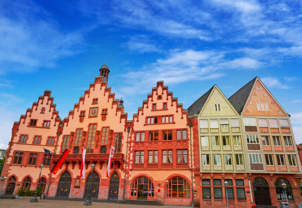 istock Frankfurt Romerberg square Old city Germany 1339235774