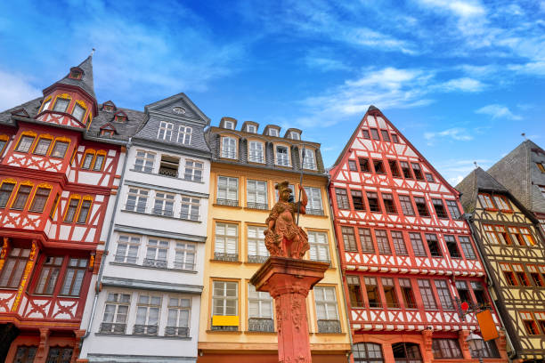 istock Frankfurt Romerberg square Old city Germany 1339235804