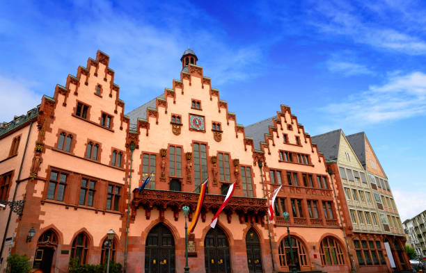 istock Frankfurt Romerberg square Old city Germany 1339237254
