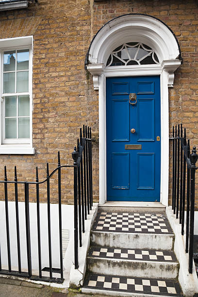 istock English blue door 133924553
