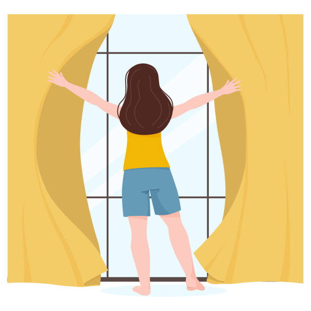 Mujer Despertando Vectores Libres de Derechos - iStock Mujer Despertando Vectores Libres de Derechos - iStock