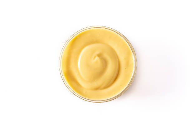 istock Pastry cream in a bowl 1339248295