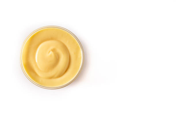 istock Pastry cream in a bowl 1339248345