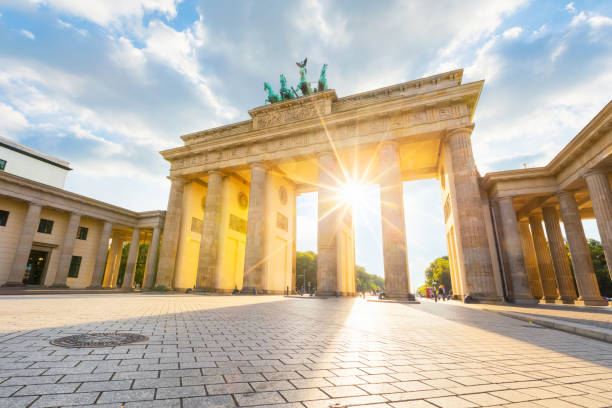 istock Brandenburg gate in Berling, Germany 1339248503