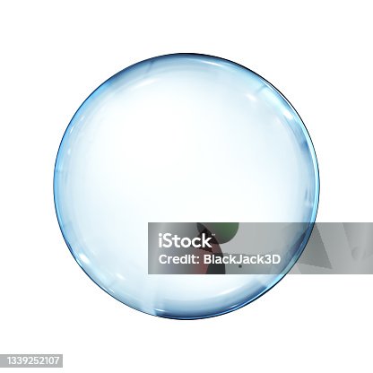 istock Bubble Isolated On White 1339252107
