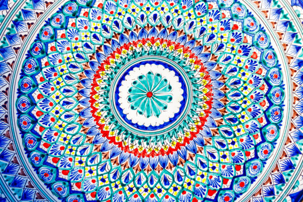 istock national drawing on a round plate 1339258549