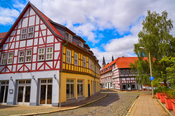 istock Nordhausen downtown facades in Thuringia Germany 1339262431